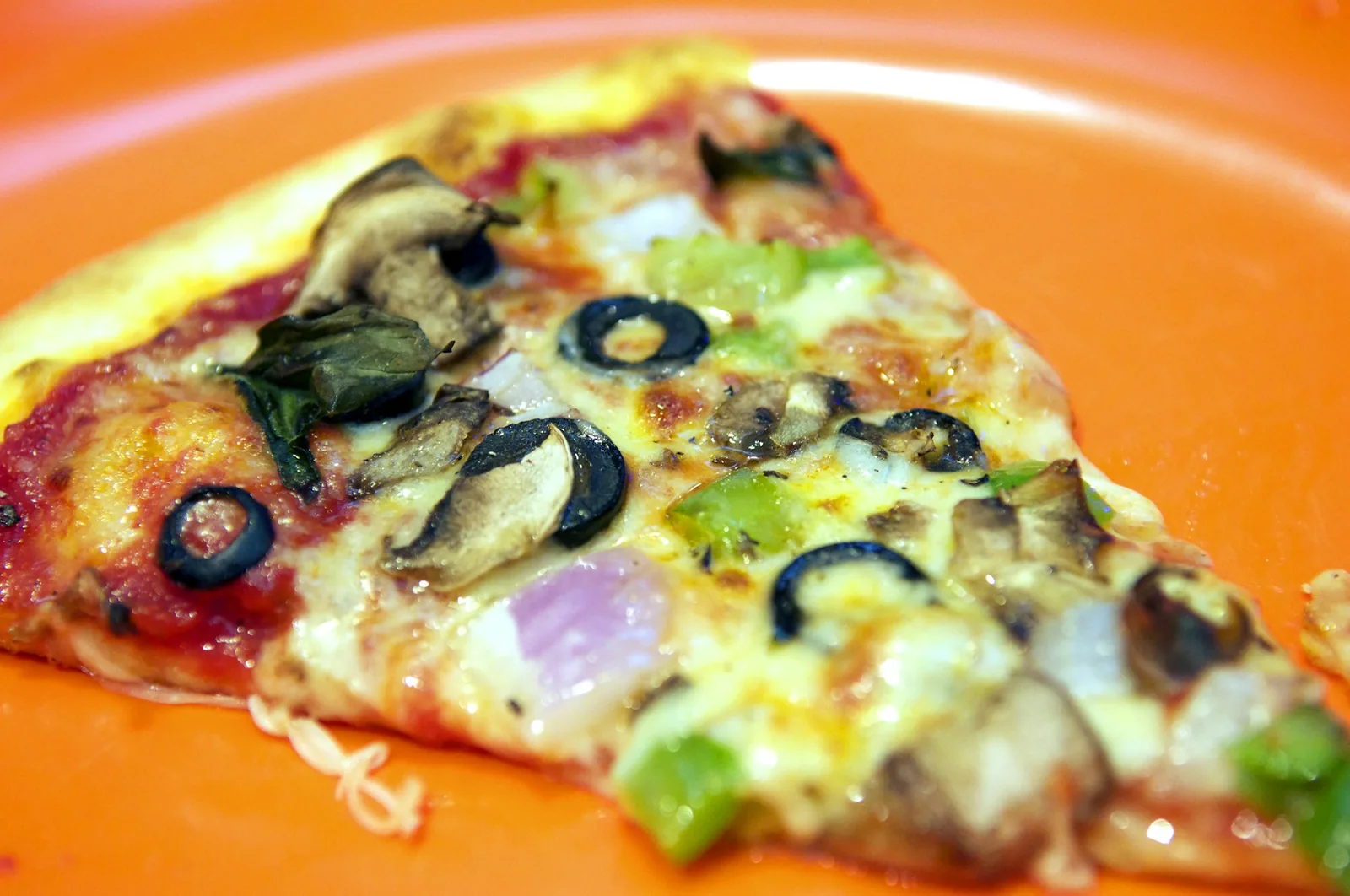 A slice of pizza
