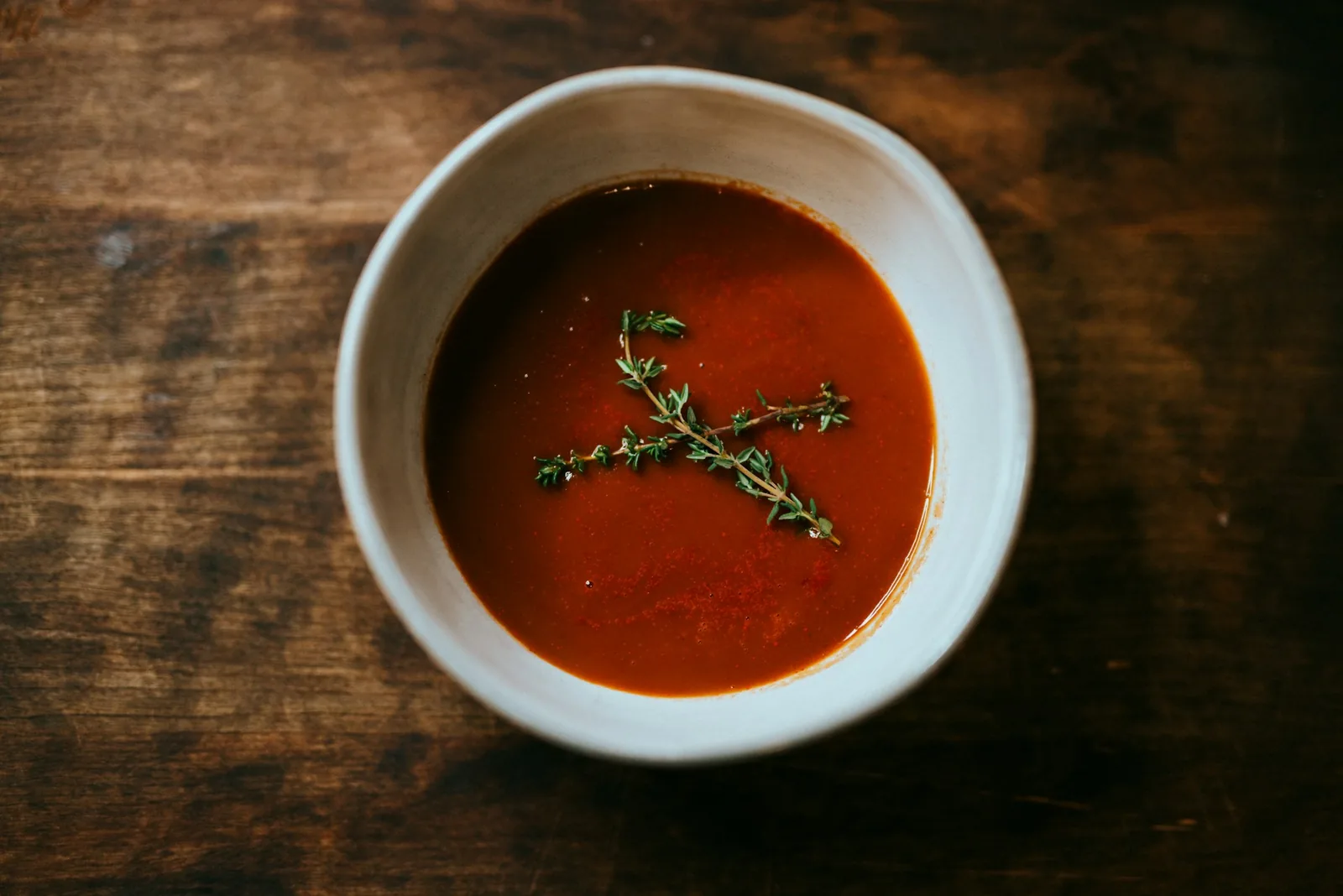 Tomato sauce in a bowl