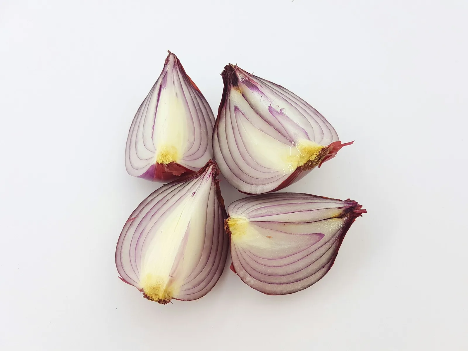 Sliced red onion