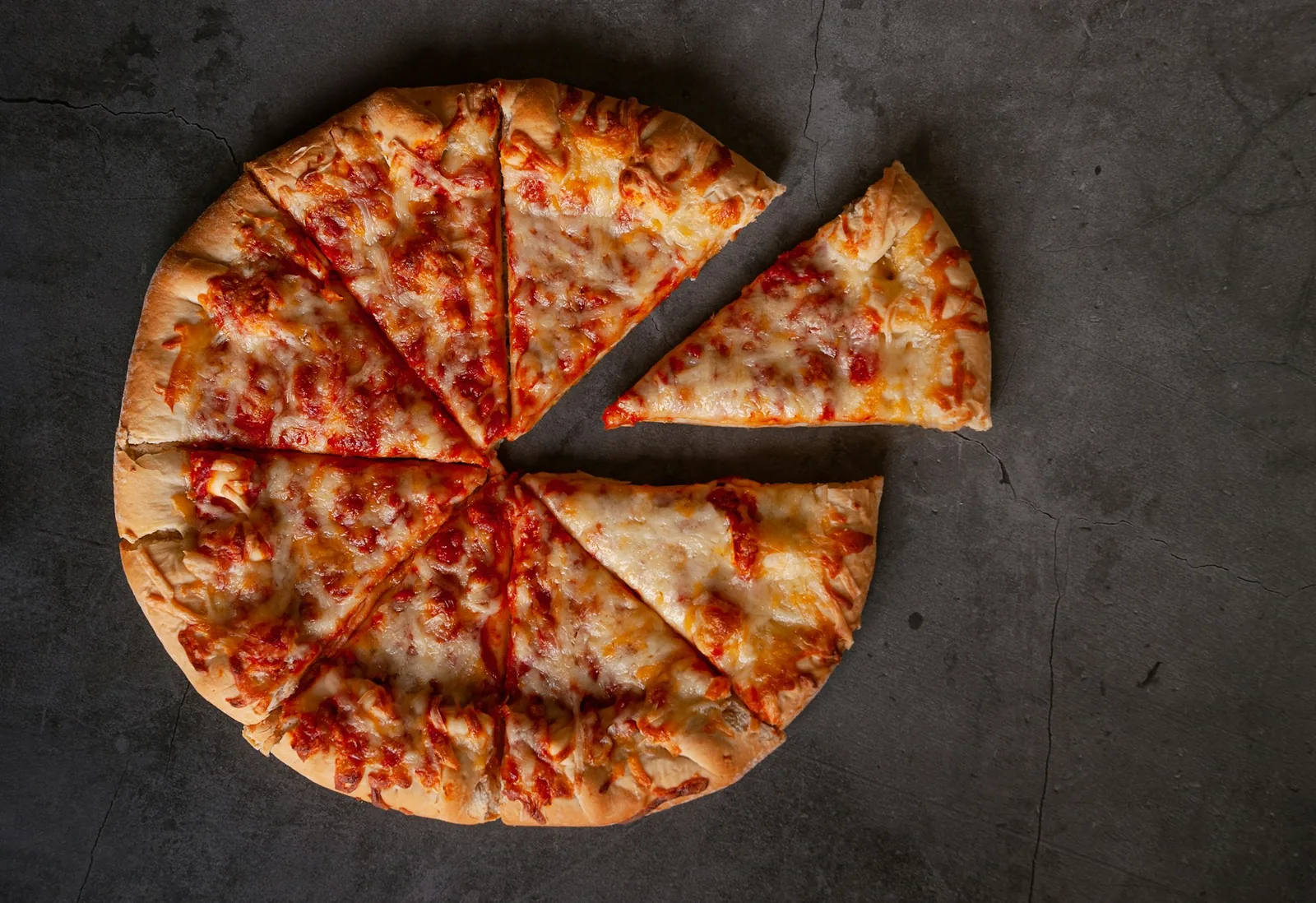 A large thin slice