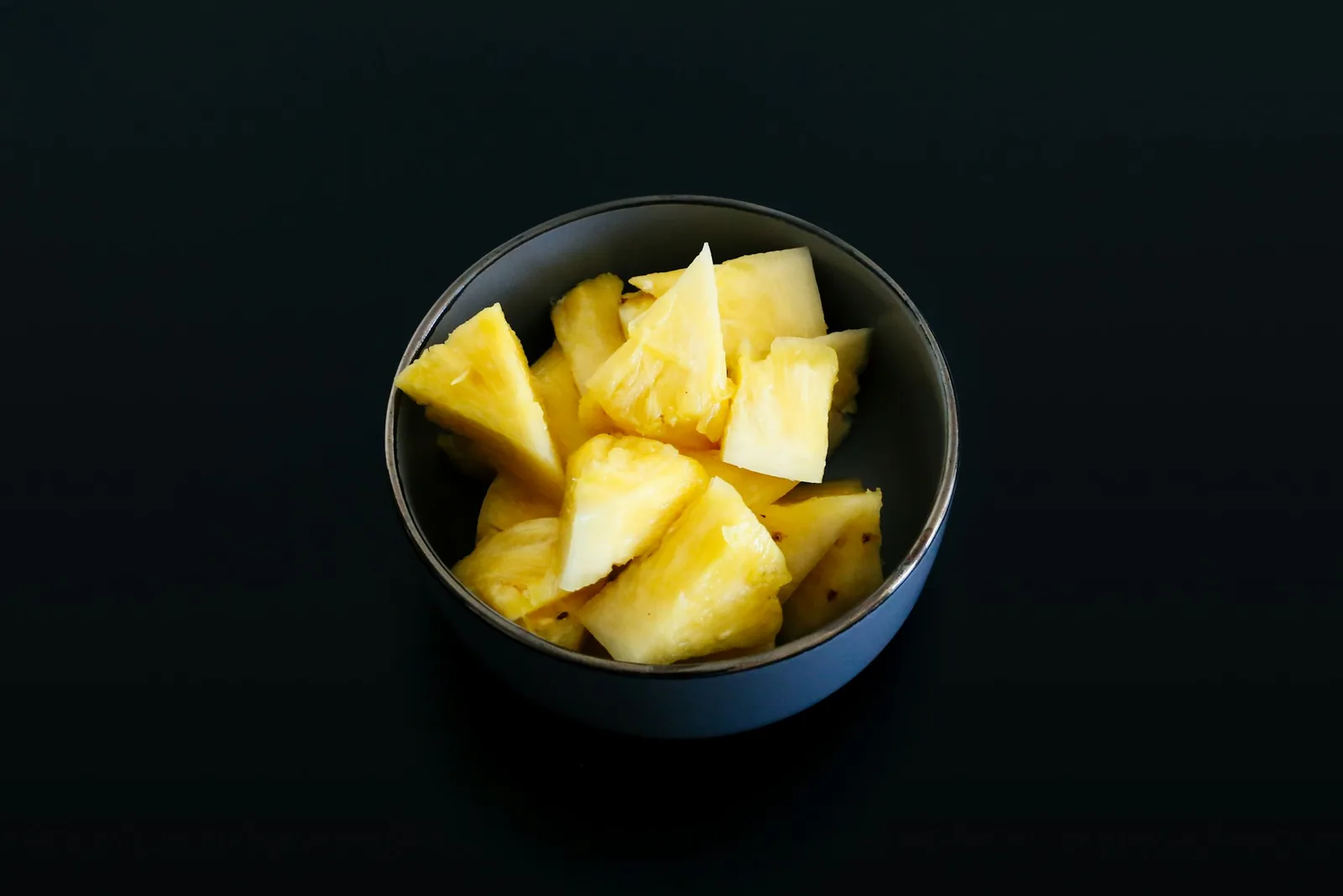 Pineapple cut into chunks