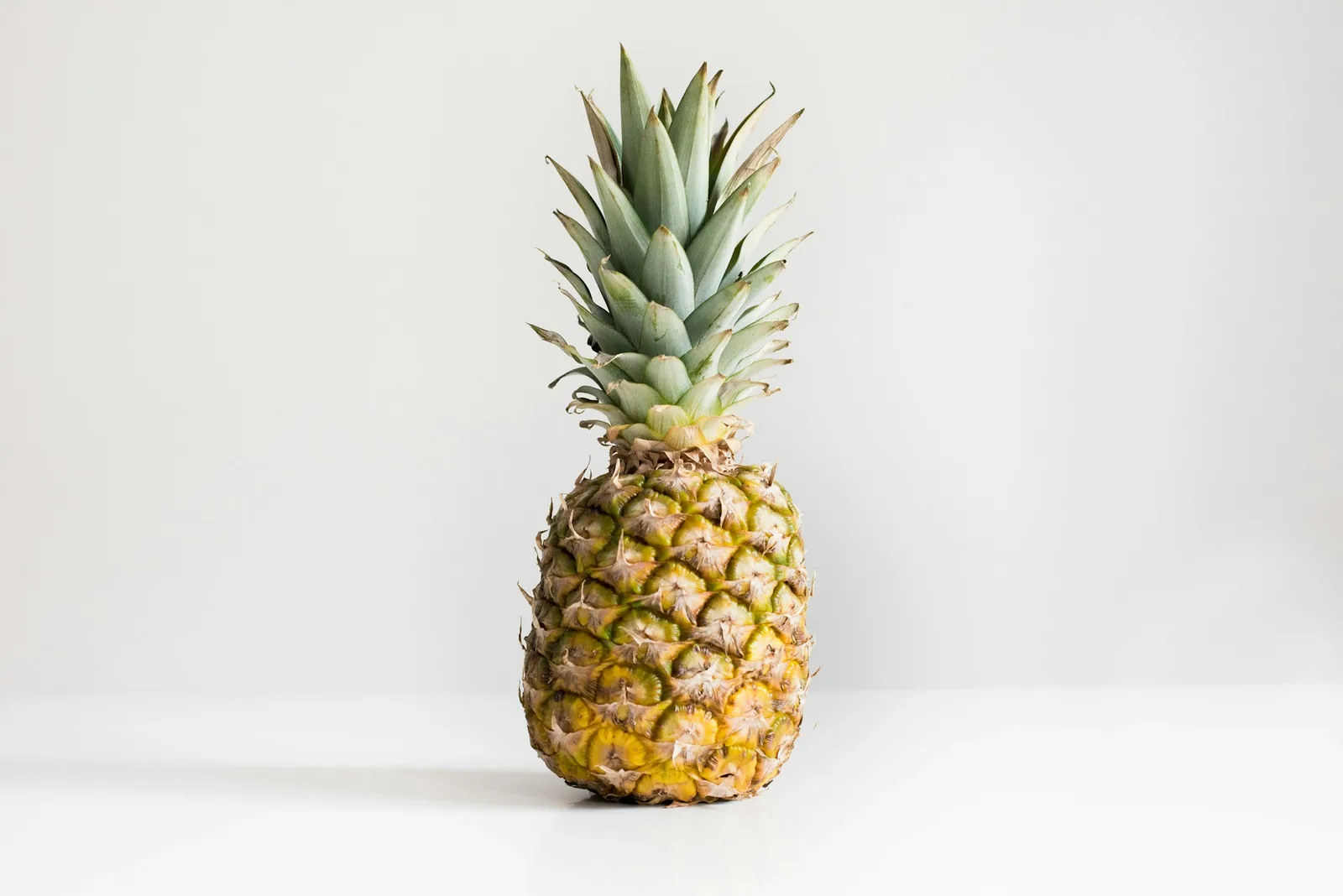 A whole fresh pineapple