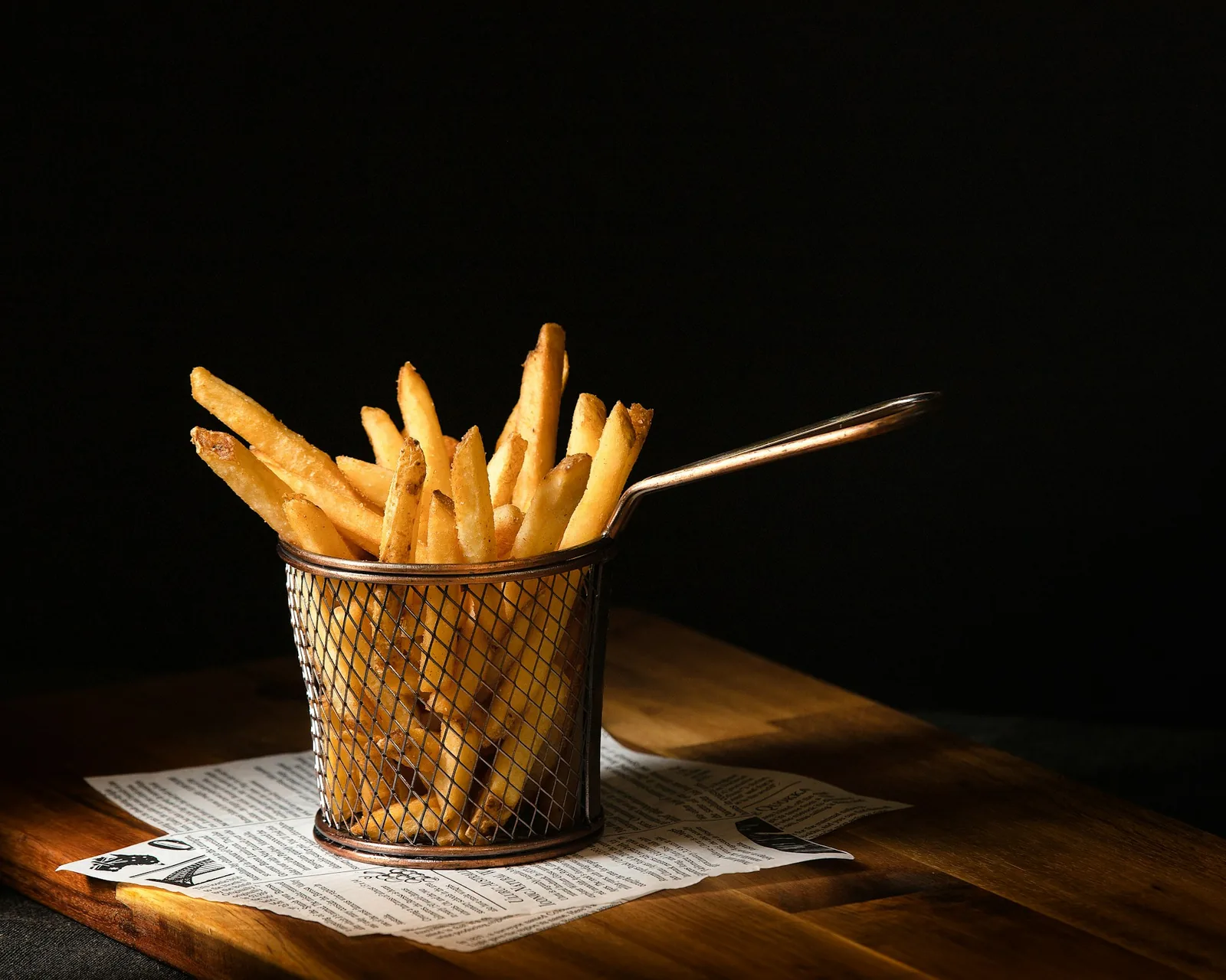 French fries in a basket