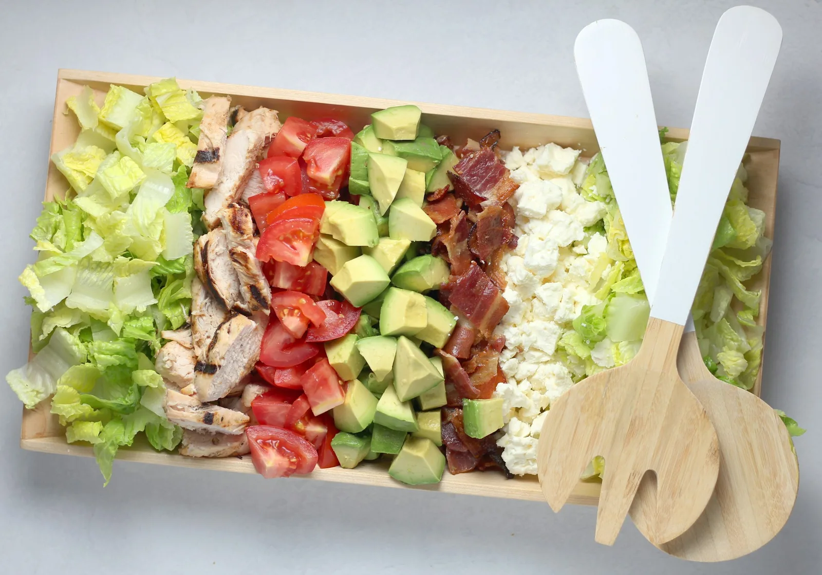 A mixed salad platter