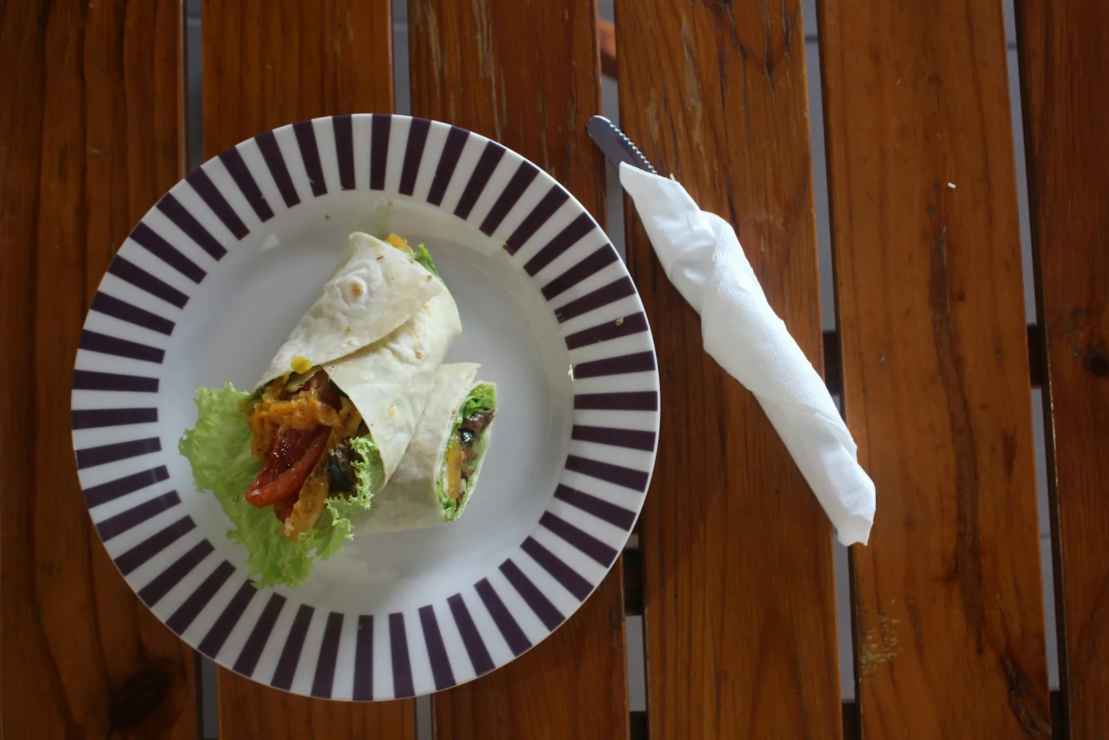Wraps on a board