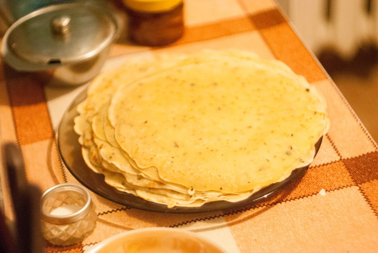 Stacked flatbreads
